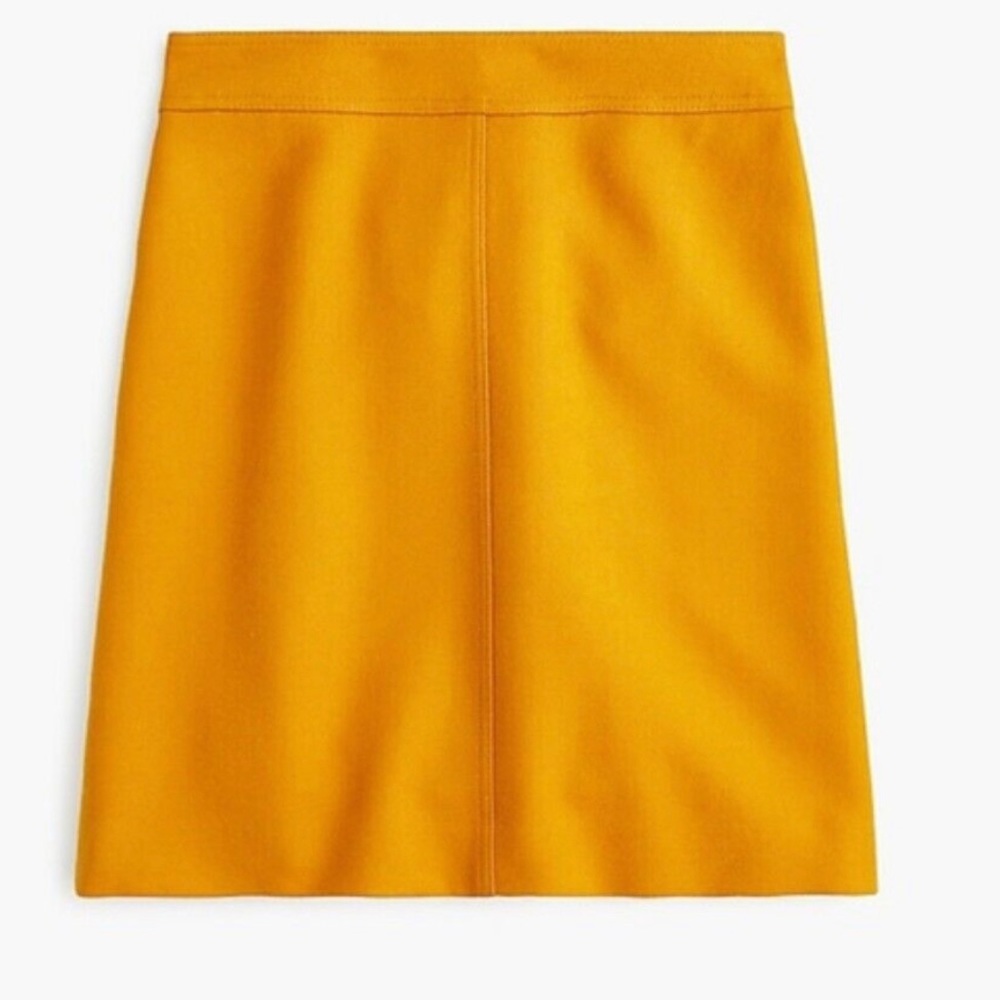 J. Crew Princess mini skirt in double-serge wool